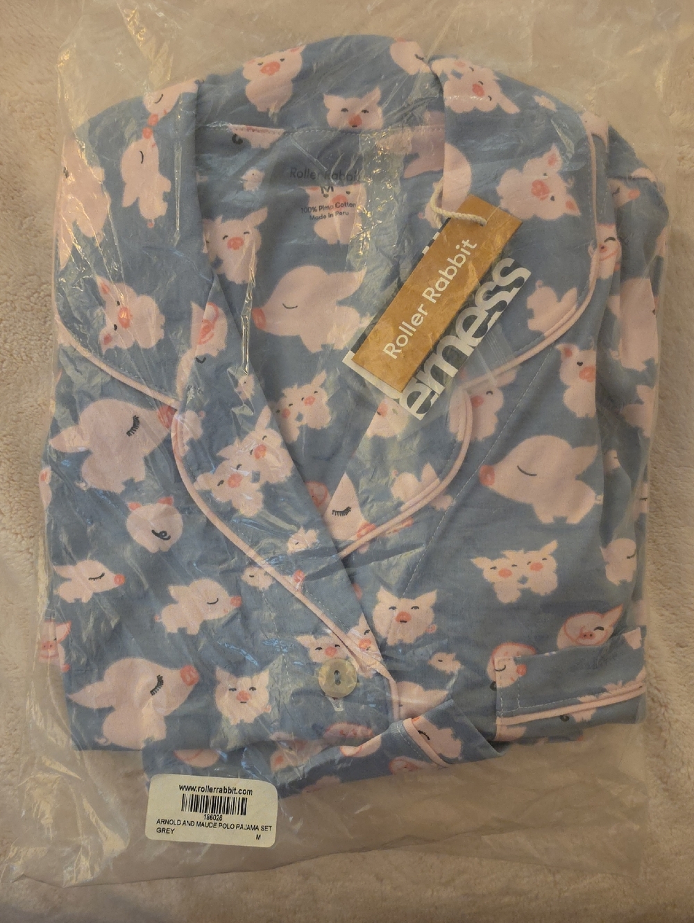 Roller Rabbit Pajama Short Set